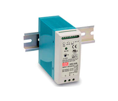Fonte de Segurança DRC-60 Mean Well com Carregador de Bateria (Função UPS) Trilho DIN