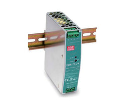 Fonte Chaveada EDR-75 Mean Well Trilho DIN