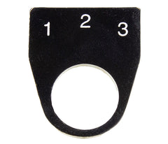 Identificador Plástico 22mm para Chave Seletora