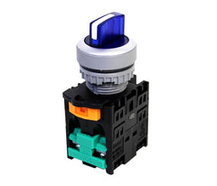 Chave Seletora TN2 Plástica 22mm Iluminada