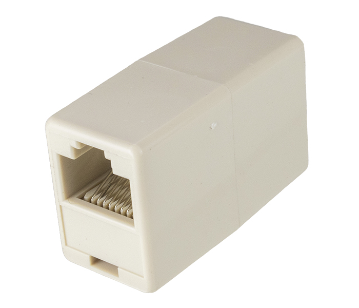 Acoplador Modular em Linha - RJ45 (8p8c) - Conexão Direta