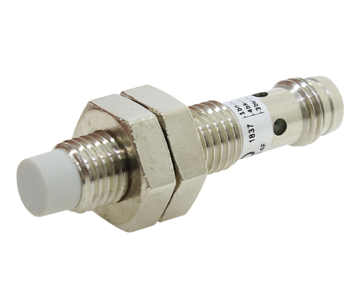 Sensor Indutivo Corpo Curto Não Faceado NPN 4mm - 10/30VCC - NA - Conexão M8