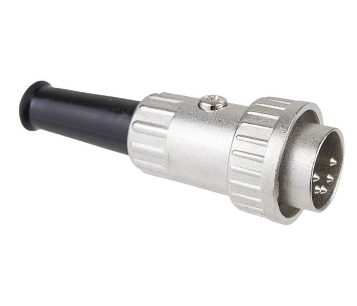 Conector DIN Solda Fio - Macho - 5 Vias