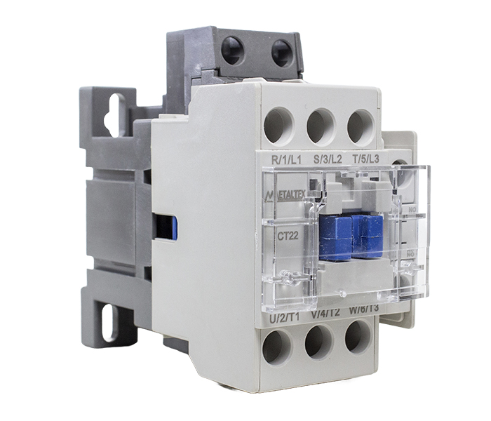 Contator Tripolar 22A/AC3 - 24VCA - 1NA+1NF