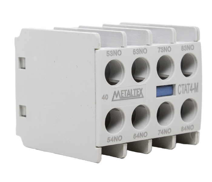 Blocos de Contato Auxiliar Frontal 4NA para CTM6 a 16 e CX6