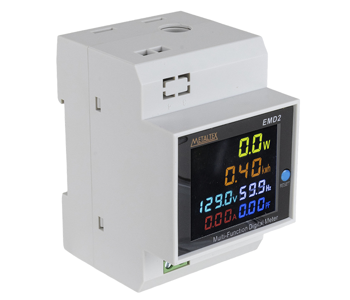 Medidor de Energia Monofásico 40-300VCA - 100A - Display LCD