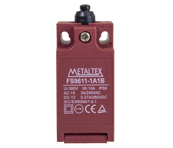 Chaves Fim de Curso de Segurança Atuador Pino - 1NA+NF - Ação Rápida