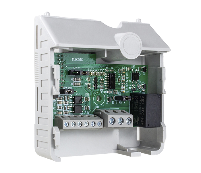 Módulo I/O - 1 Saída Relé NA+NF - 2 Entradas Digitais - 1 Entrada Analógica de Tensão - 1 Entrada Analógica de Corrente