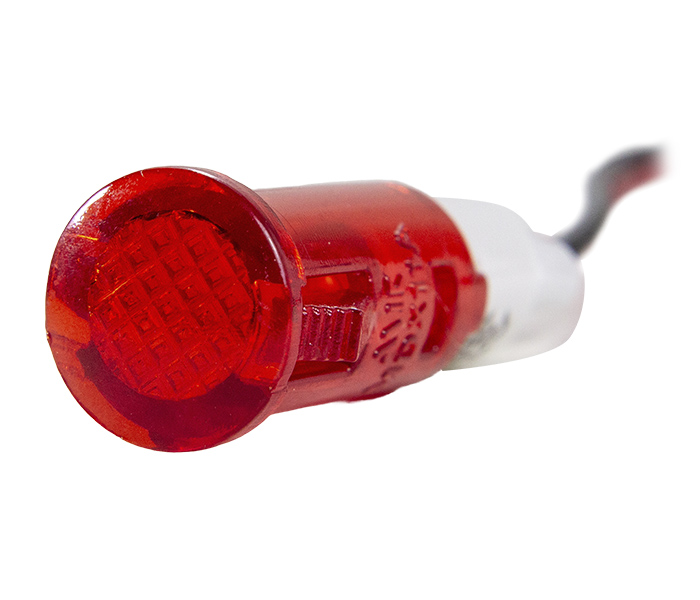 Sinalizador Miniatura LED 10mm - 220VCA - Vermelho