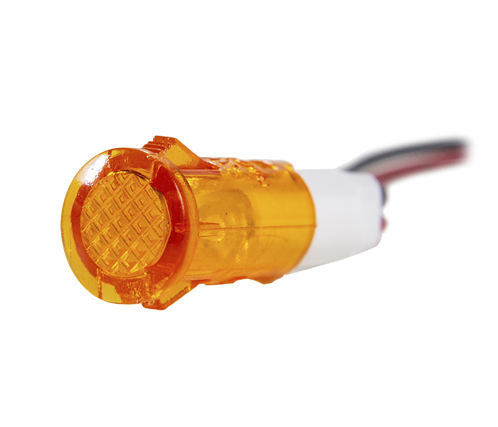 Sinalizador Miniatura LED 10mm - 220VCA - Amarelo