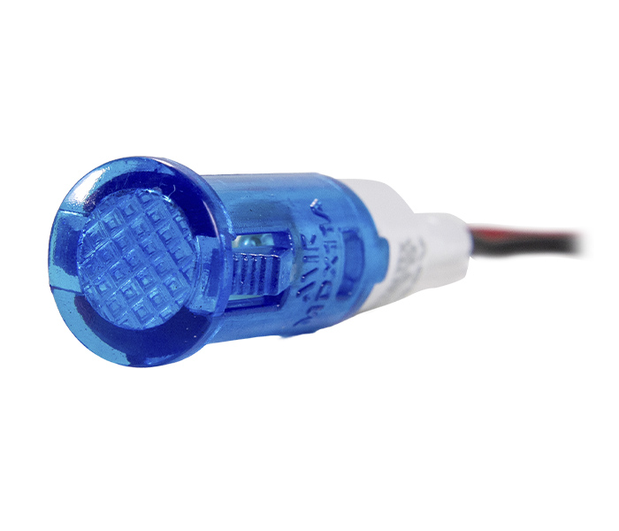 Sinalizador Miniatura LED 10mm - 24VCA/VCC - Azul