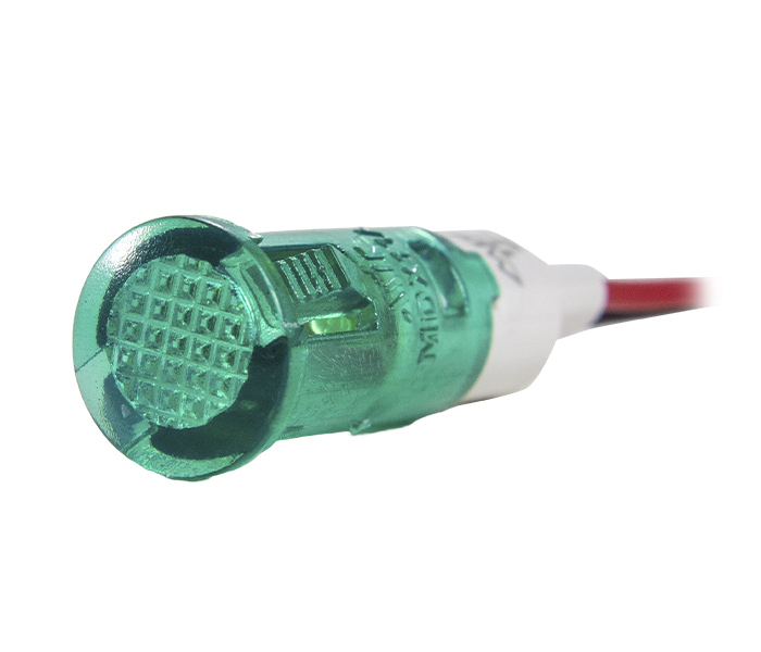 Sinalizador Miniatura LED 10mm - 24VCA/VCC - Verde