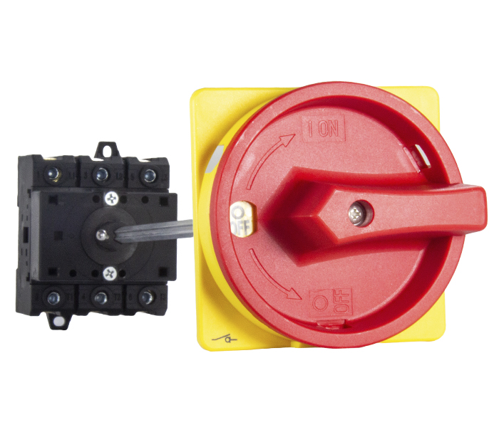 Chave Seccionadora Tripolar 150A - Montagem em Fundo de Painel - Haste 300mm