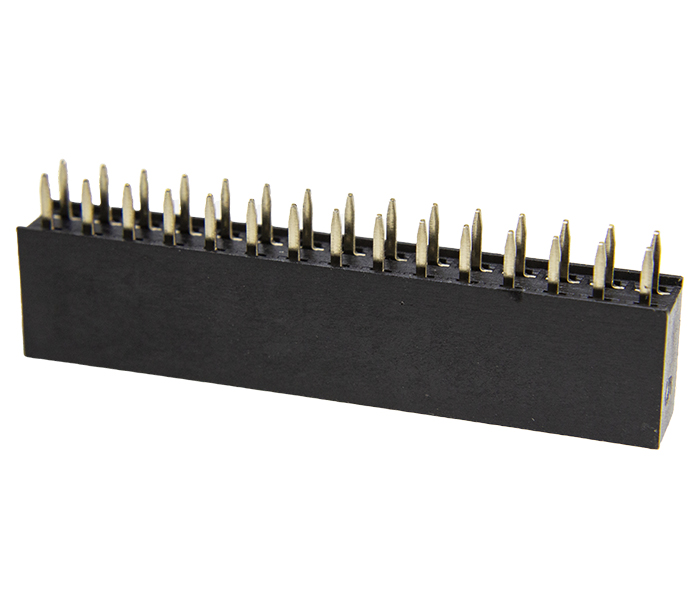 Conector Mini Header Fileira Dupla para PCI - 30 Vias - 180 Graus - Passo 2,54mm