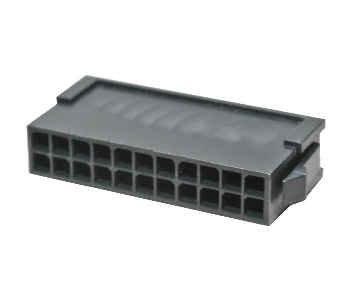 Conector Modular Subminiatura - Plugue - Macho - 22 Vias - Passo 3,00mm 