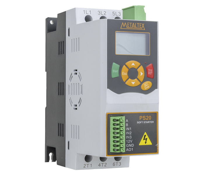 Soft Starter 12A - 4CV-220V 7,5CV-380V - Display LCD - RS485 ModBus-RTU