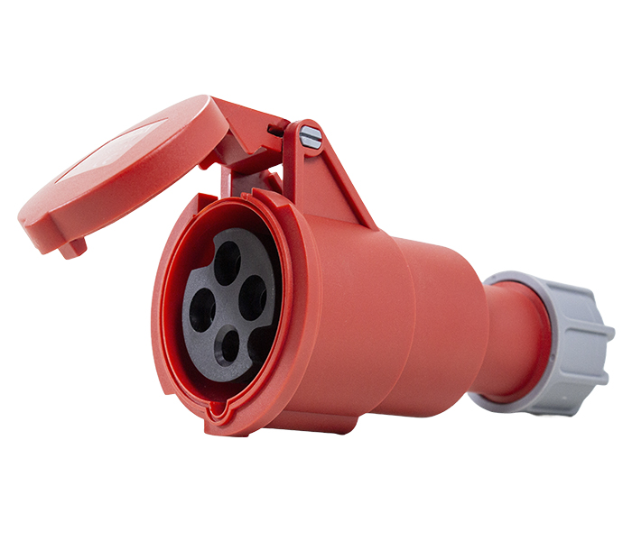 Acoplamento Industrial 16A 3P+E-6H - Vermelho - IP44