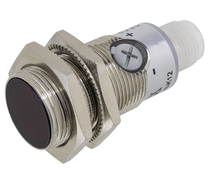 Sensor Fotoelétrico M18 Difuso 40cm NPN Conector M12