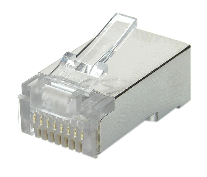 Conector Modular Plug RJ45 CAT.5E - Blindado