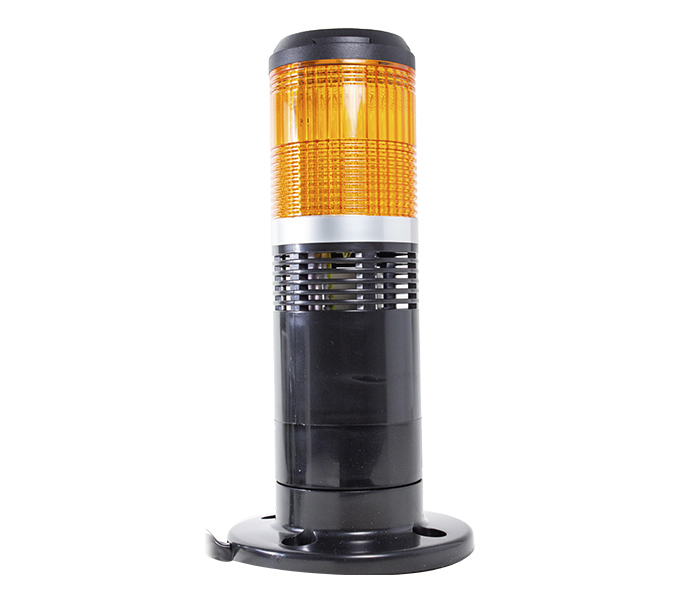 Sinalizador Torre 60mm Luz Contínua / Pulsante - 220VCA - Laranja