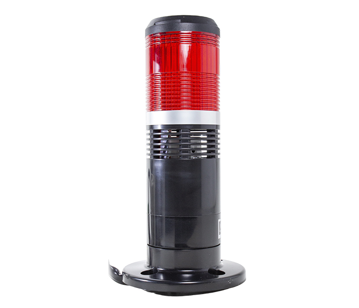 Sinalizador Torre 60mm Luz Contínua / Pulsante - 220VCA - Vermelho