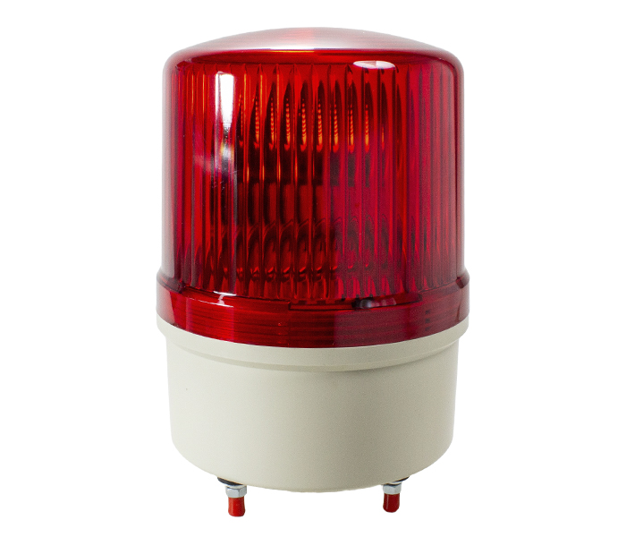 Sinalizador de Emergência Rotativo 120mm - 12VCA/VCC - Vermelho