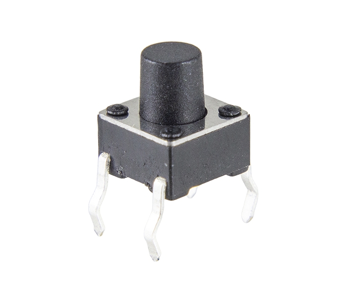 Chave Táctil 6x6mm - Altura Total 7mm - Força de Acionamento 160g