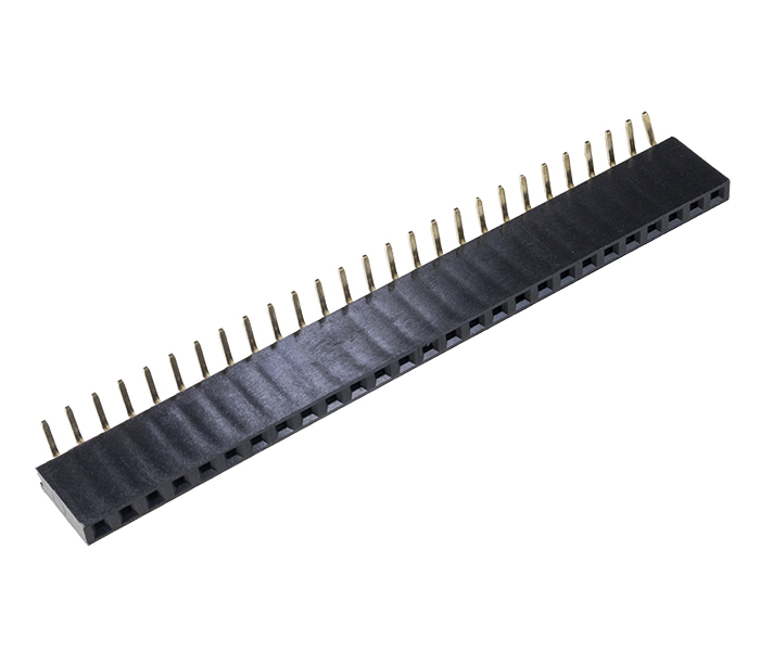 Conector Mini Header Fileira Simples para PCI - 27 Vias - 90 Graus - Passo 2,54mm