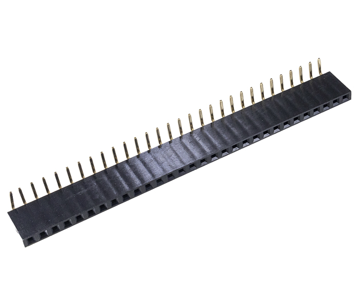 Conector Mini Header Fileira Simples para PCI - 30 Vias - 90 Graus - Passo 2,54mm