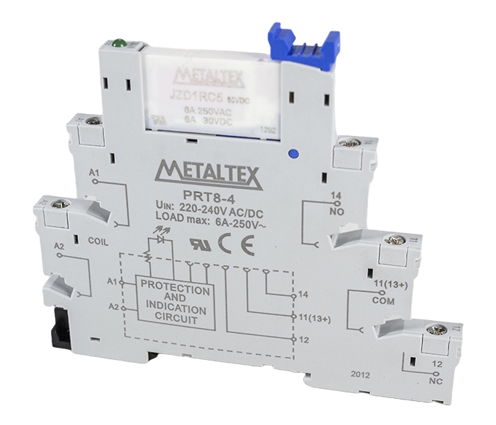 Interface a Relé Conexão Parafuso 1 REV/AgNi - 220VCA