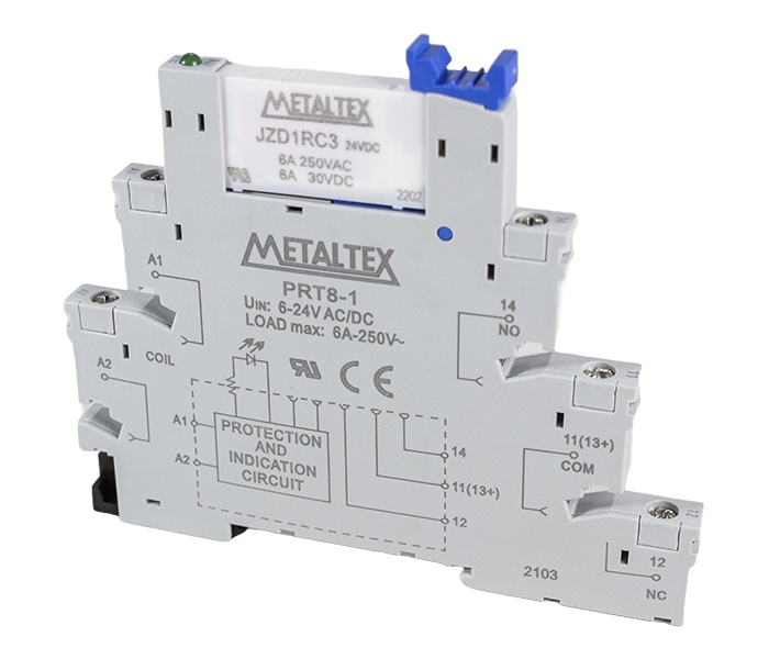 Interface a Relé Conexão Parafuso 1 REV/AgNi 6A - 24V