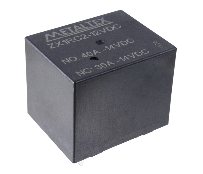 Relé Automotivo 1 REV - Bobina de 12VCC - 40A - Terminais para PCI