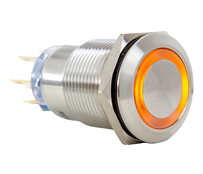 Vandal-proof Push Button Switch Illuminated