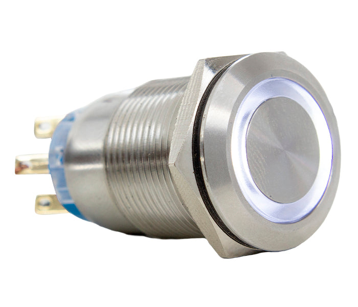 Vandal-proof Push Button Switch Illuminated