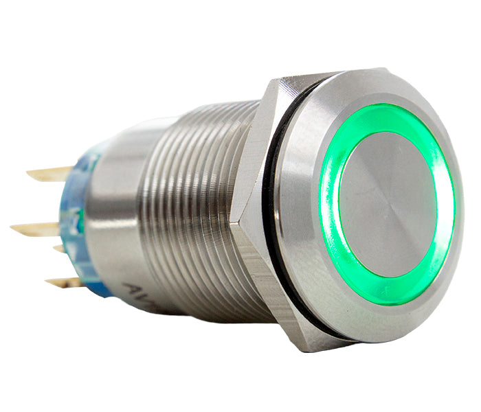 Vandal-proof Push Button Switch Illuminated