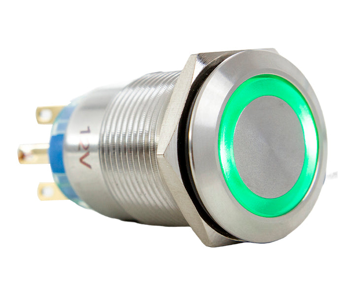 Vandal-proof Push Button Switch Illuminated