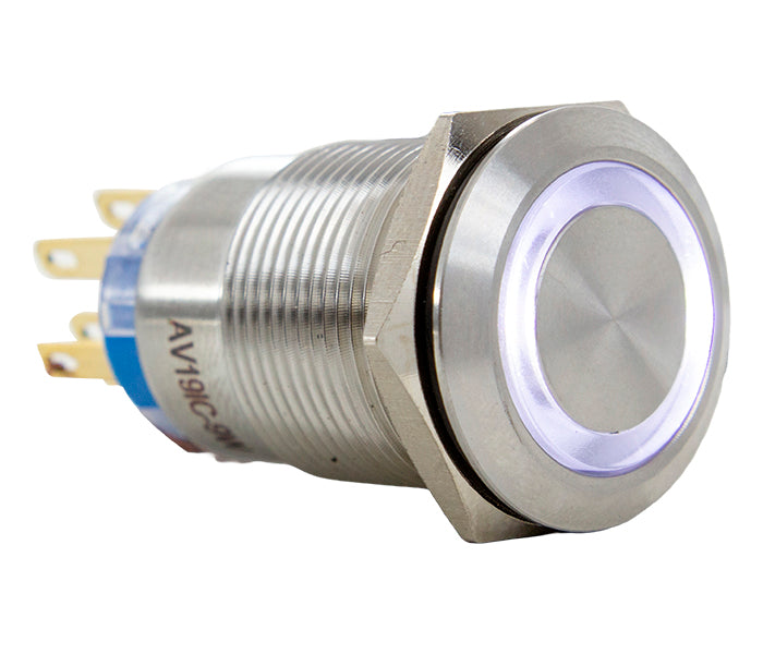 Vandal-proof Push Button Switch Illuminated