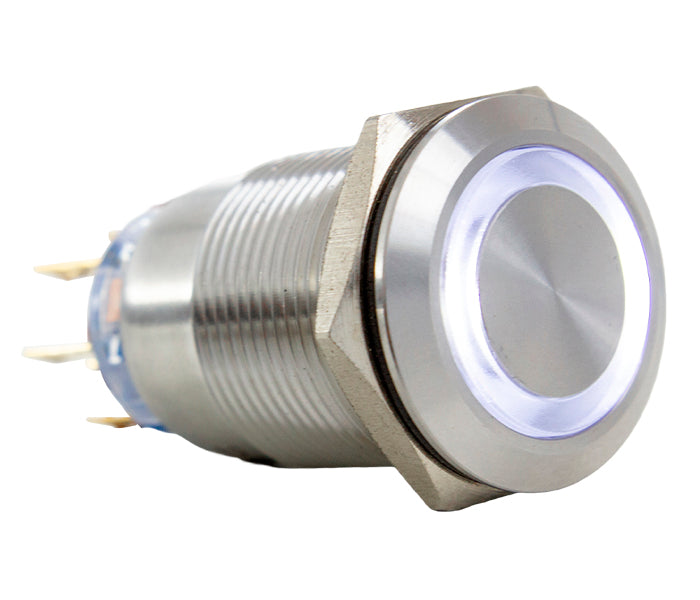 Vandal-proof Push Button Switch Illuminated