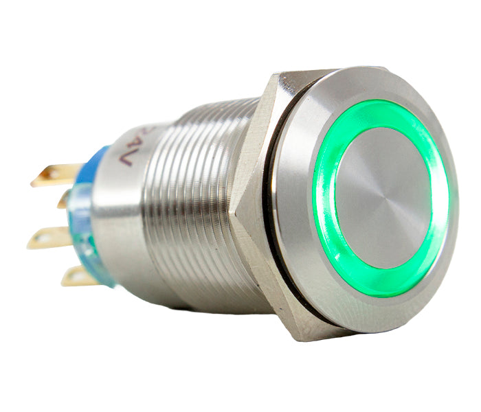 Vandal-proof Push Button Switch Illuminated