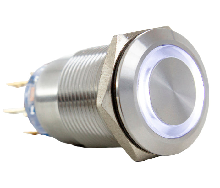 Vandal-proof Push Button Switch Illuminated
