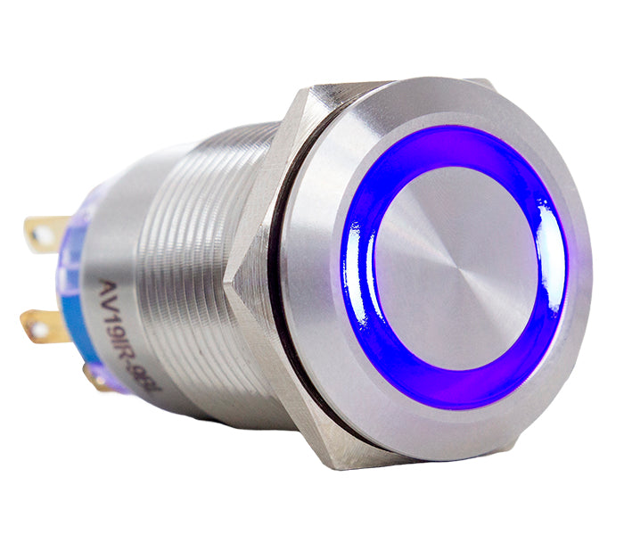 Vandal-proof Push Button Switch Illuminated