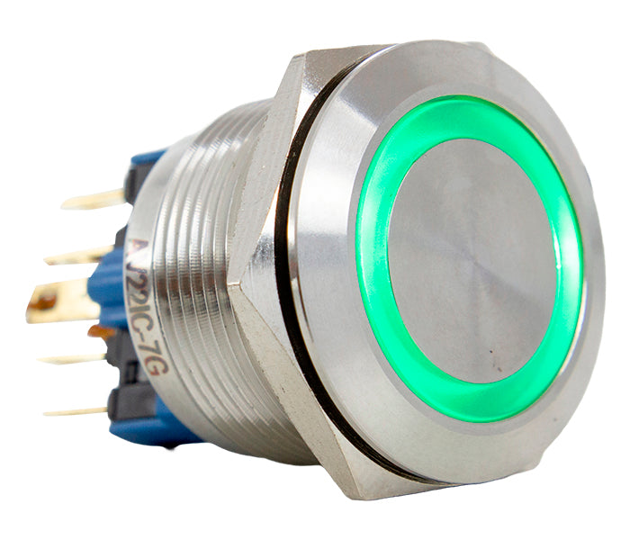 Vandal-proof Push Button Switch Illuminated