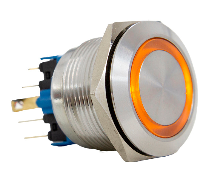 Vandal-proof Push Button Switch Illuminated