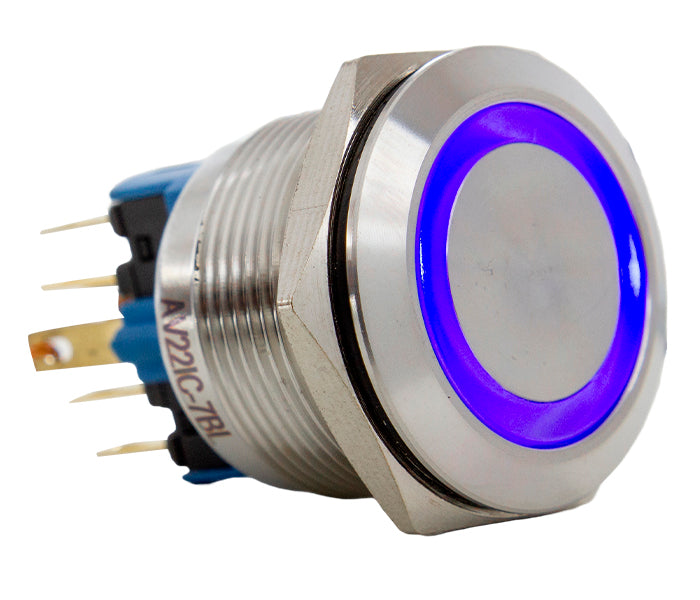 Vandal-proof Push Button Switch Illuminated