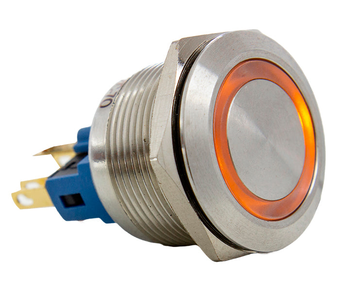 Vandal-proof Push Button Switch Illuminated