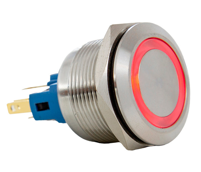 Vandal-proof Push Button Switch Illuminated