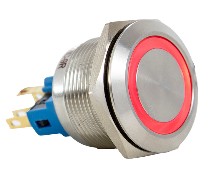 Vandal-proof Push Button Switch Illuminated