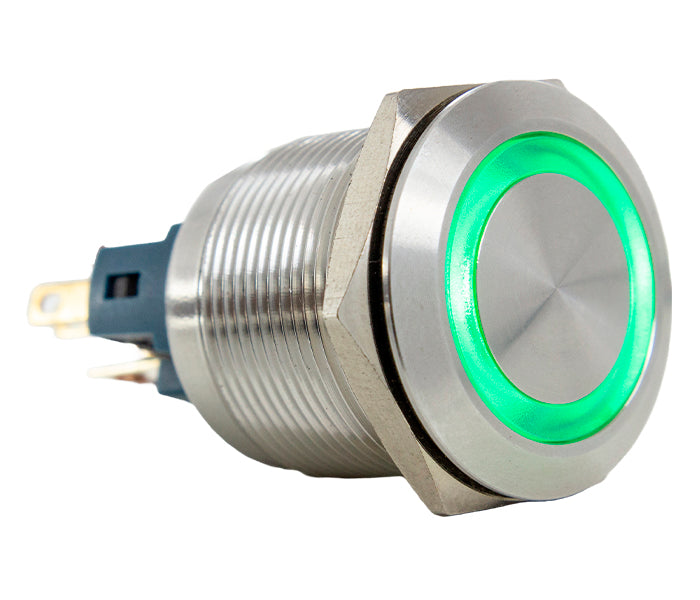 Vandal-proof Push Button Switch Illuminated
