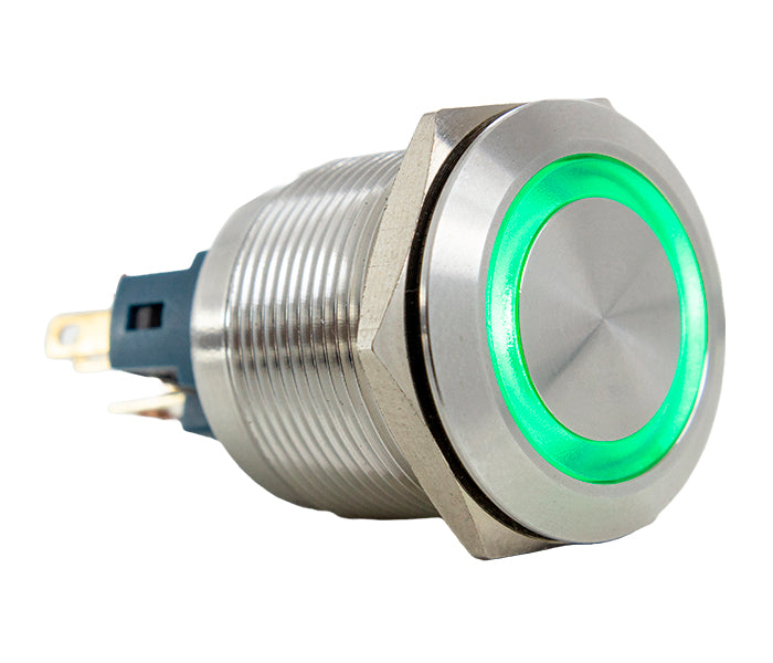 Vandal-proof Push Button Switch Illuminated