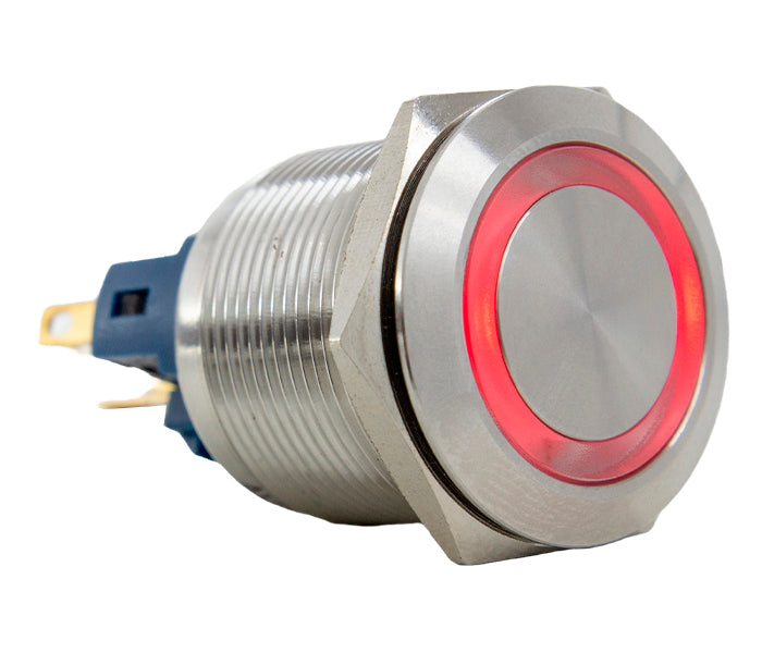 Vandal-proof Push Button Switch Illuminated